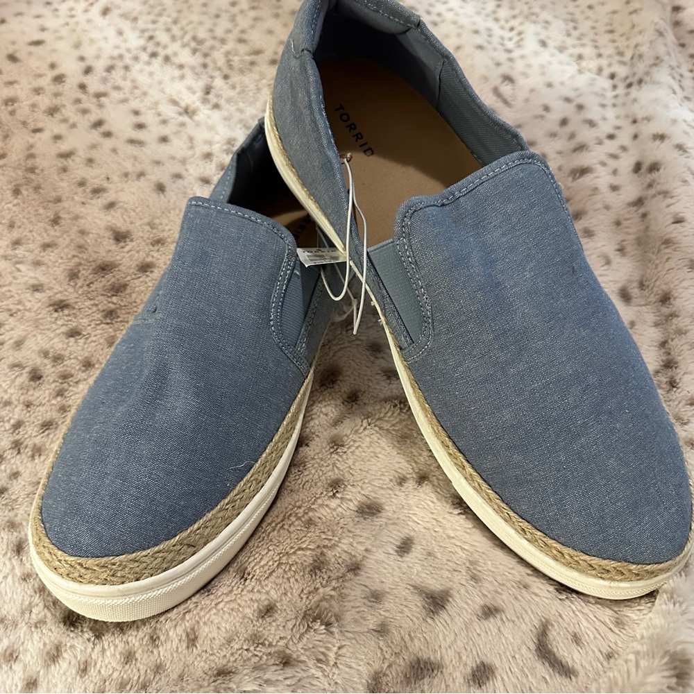 Torrid Denim Blue Women’s 13 Slip-On Loafers